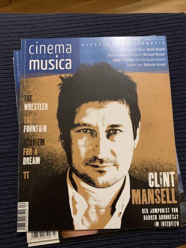 CINEMA MUSICA magazine side cover Issue 14  2008