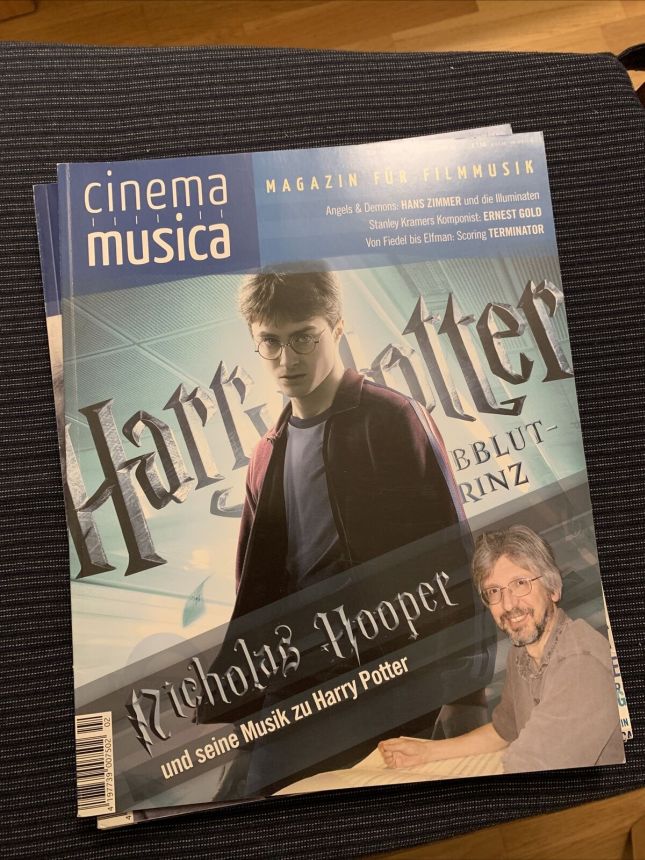 CINEMA MUSICA magazine side cover Issue 16  2009