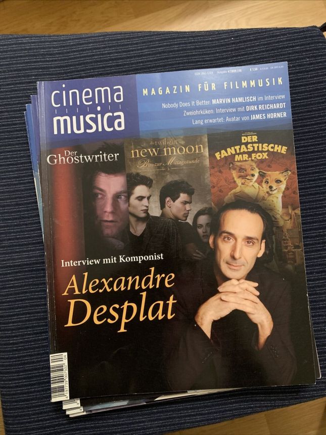 CINEMA MUSICA magazine side cover Issue 18 January/February/March 2010