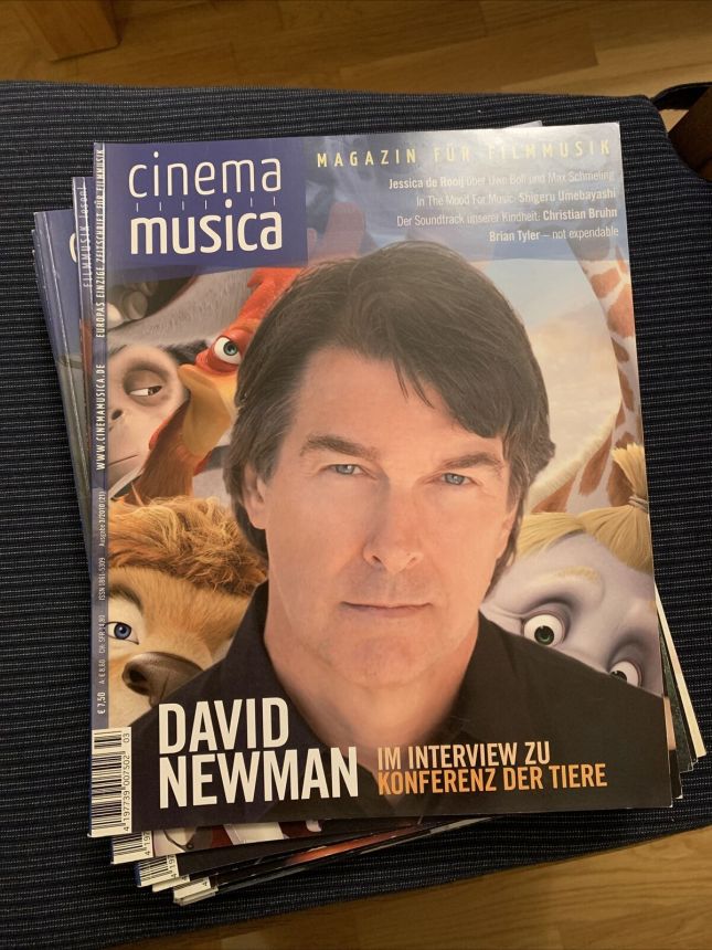 CINEMA MUSICA magazine side cover Issue 21 October/November/December 2010