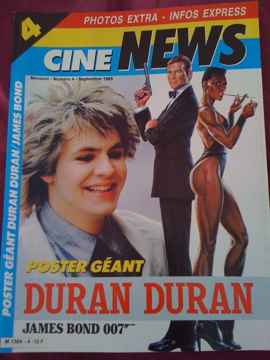 CINE-NEWS magazine side cover Issue 4 September 1985
