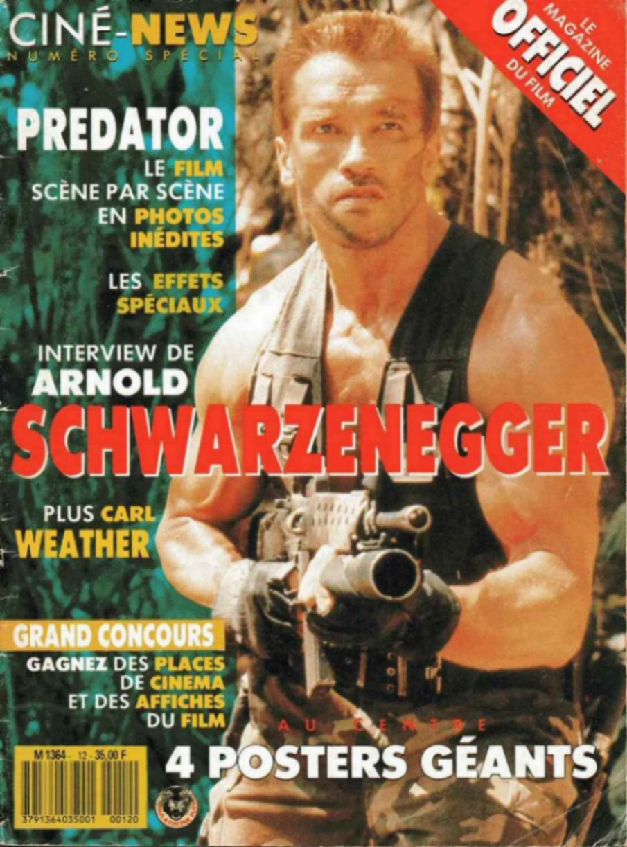 CINE-NEWS magazine side cover Issue 12  1987