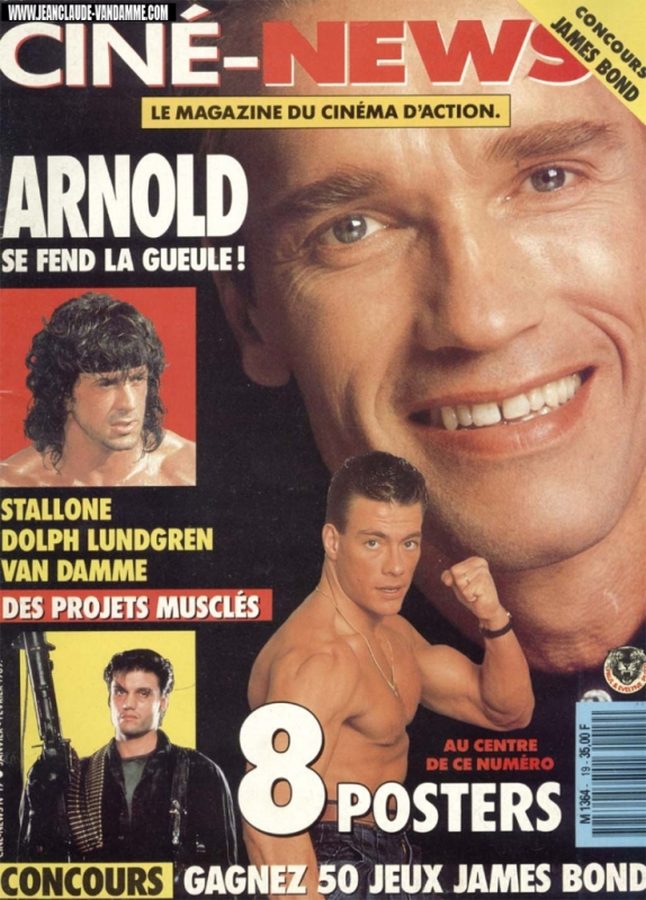 CINE-NEWS magazine side cover Issue 19 March 1989