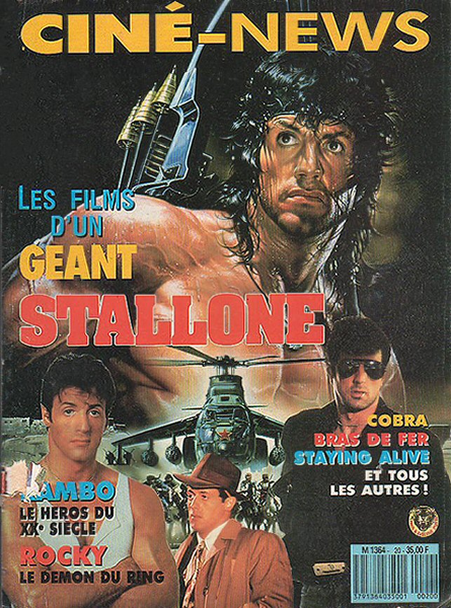 CINE-NEWS magazine side cover Issue 20  1989