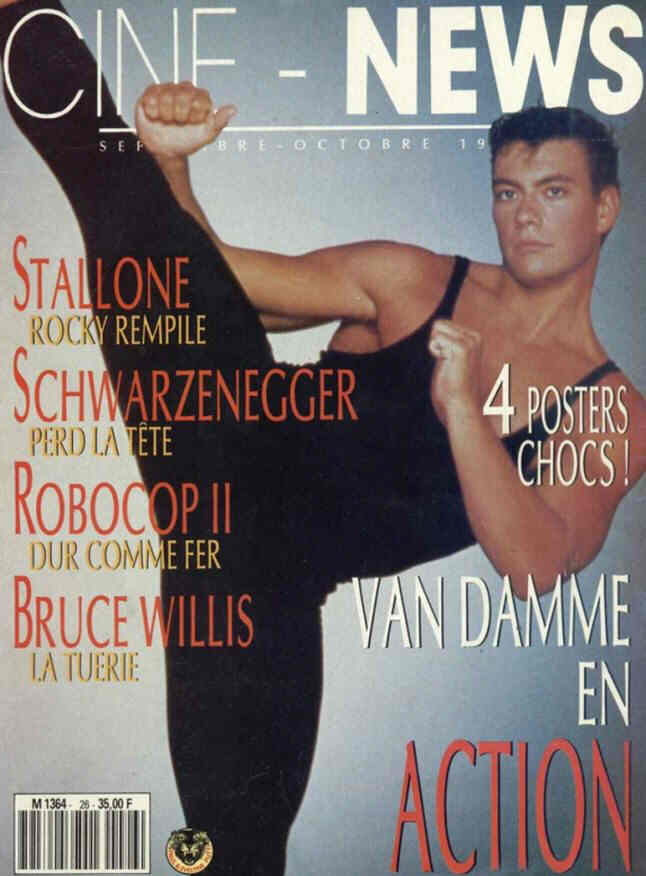 CINE-NEWS magazine side cover Issue 26 September/October 1990