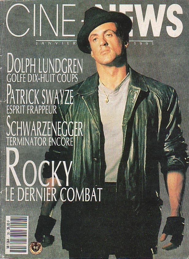 CINE-NEWS magazine side cover Issue 28 January 1991