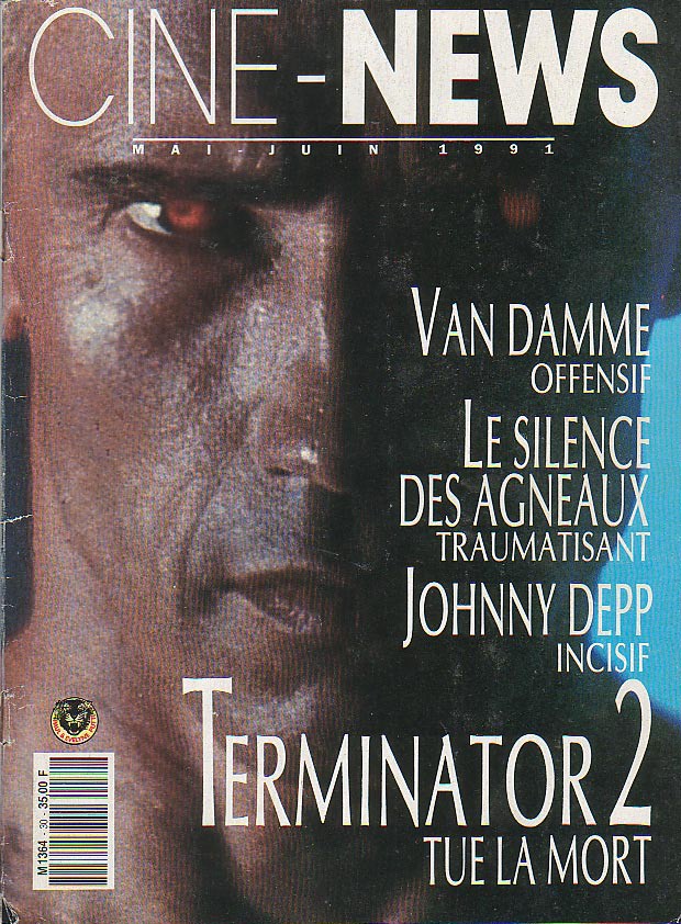 CINE-NEWS magazine side cover Issue 30 June 1991