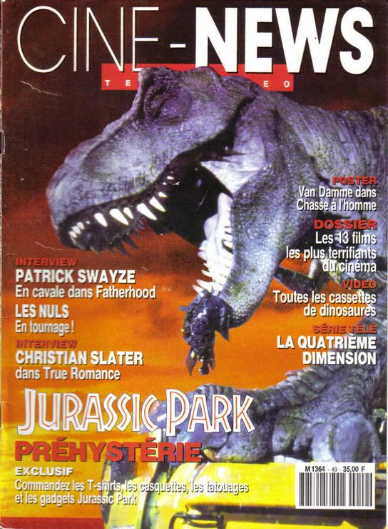 CINE-NEWS magazine side cover Issue 49  1993