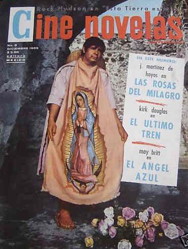 CINE NOVELAS magazine side cover Issue 8 December 1959