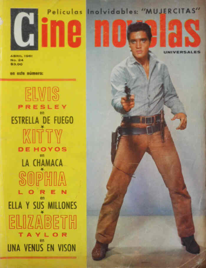 CINE NOVELAS magazine side cover Issue 24 April 1961