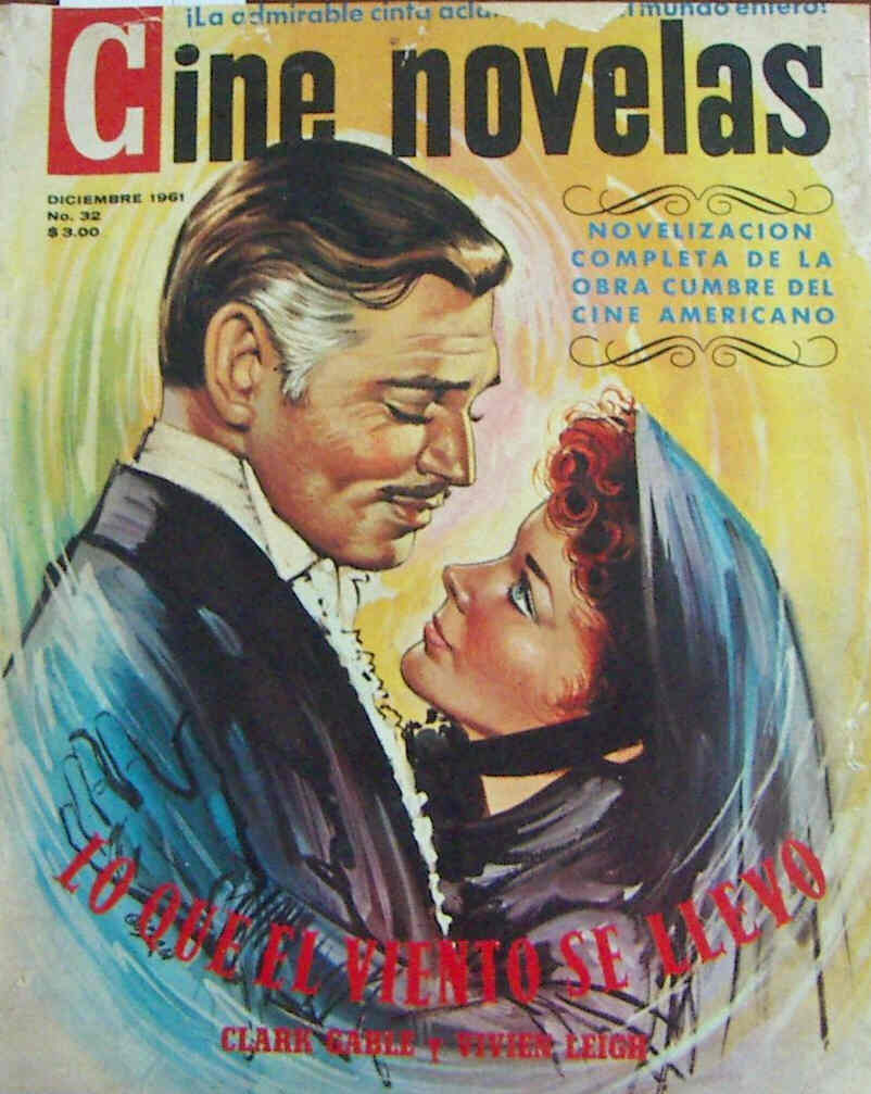 CINE NOVELAS magazine side cover Issue 32 December 1961