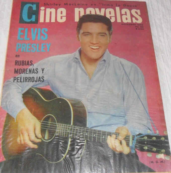 CINE NOVELAS magazine side cover Issue 56 December 1963