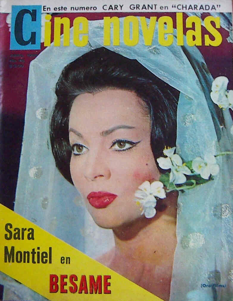 CINE NOVELAS magazine side cover Issue 60 April 1964