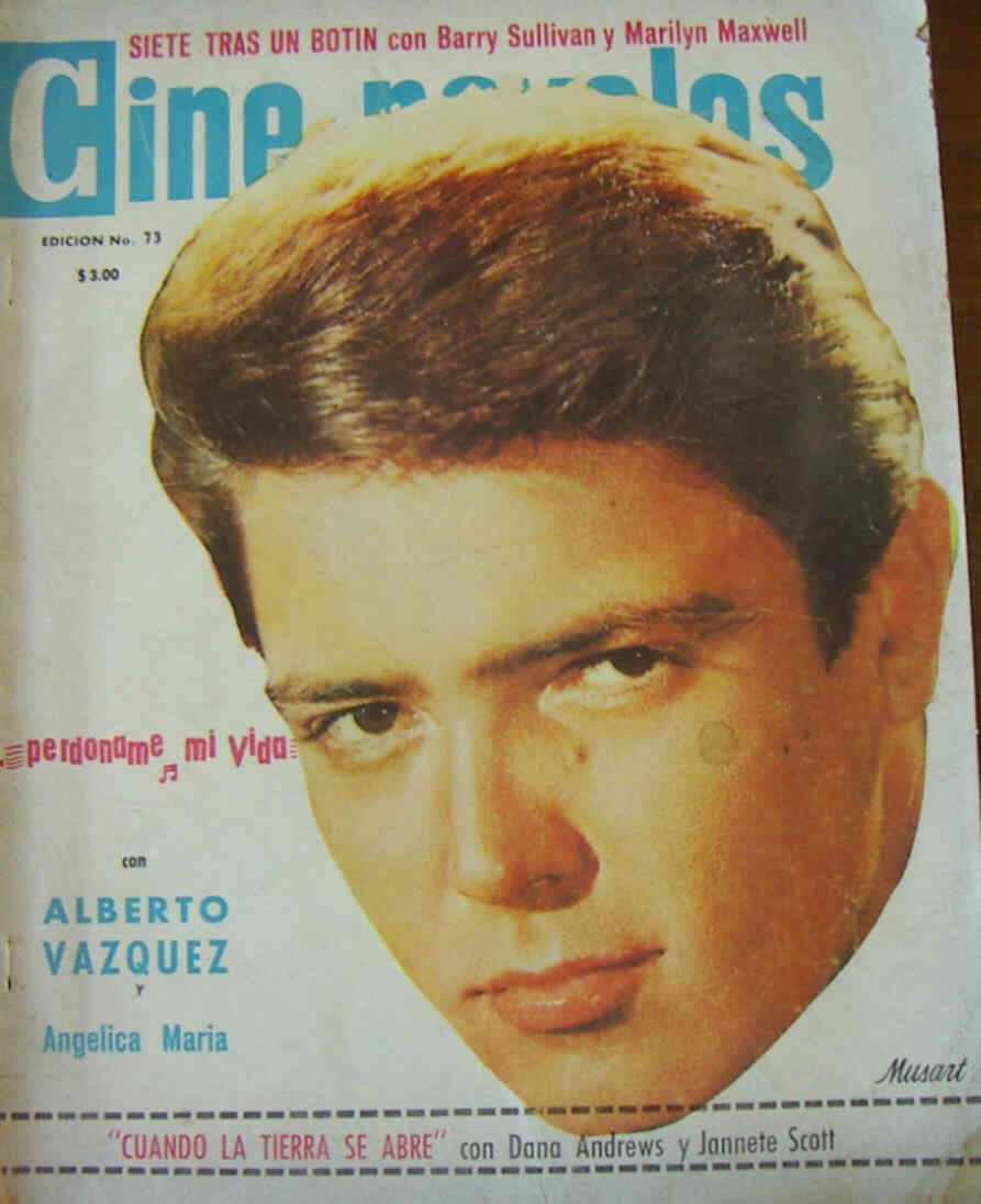 CINE NOVELAS magazine side cover Issue 73 May 1965