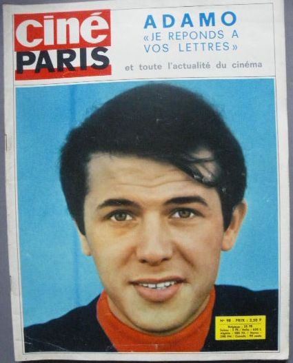 CINE PARIS magazine side cover Issue 98 February 1966