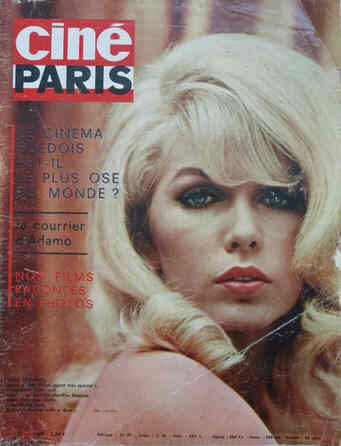 CINE PARIS magazine side cover Issue 102 June 1967