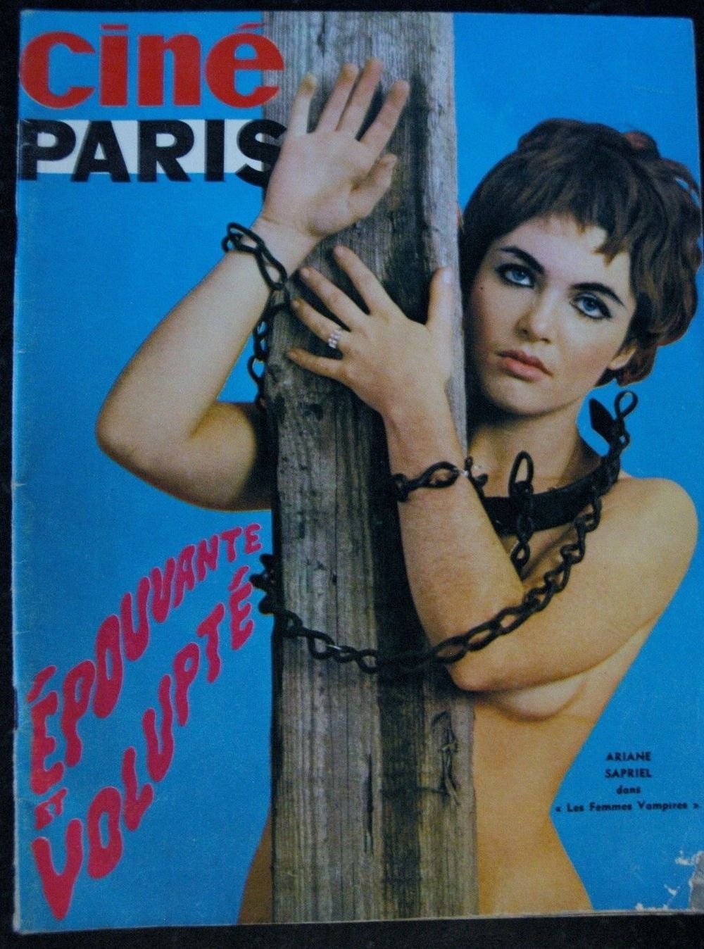 CINE PARIS magazine side cover Issue 105 August 1968
