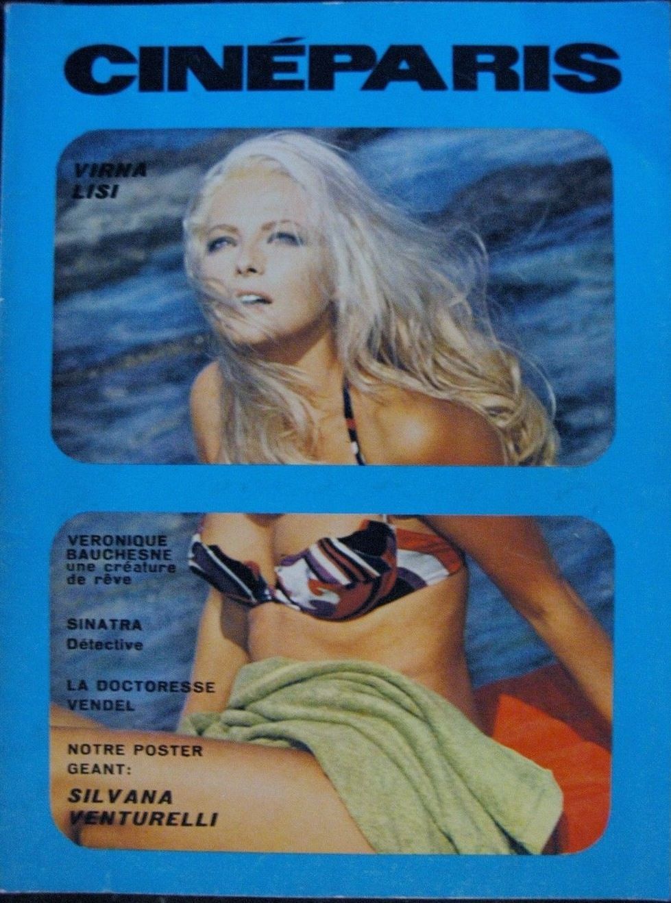 CINE PARIS magazine side cover Issue 108 5 December 1968