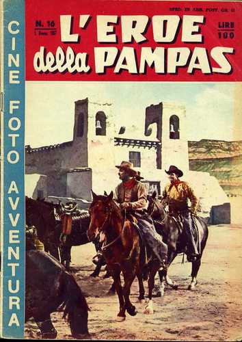 CINE FOTO AVVENTURA magazine side cover Issue 16  1957