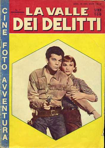 CINE FOTO AVVENTURA magazine side cover Issue 7  1958