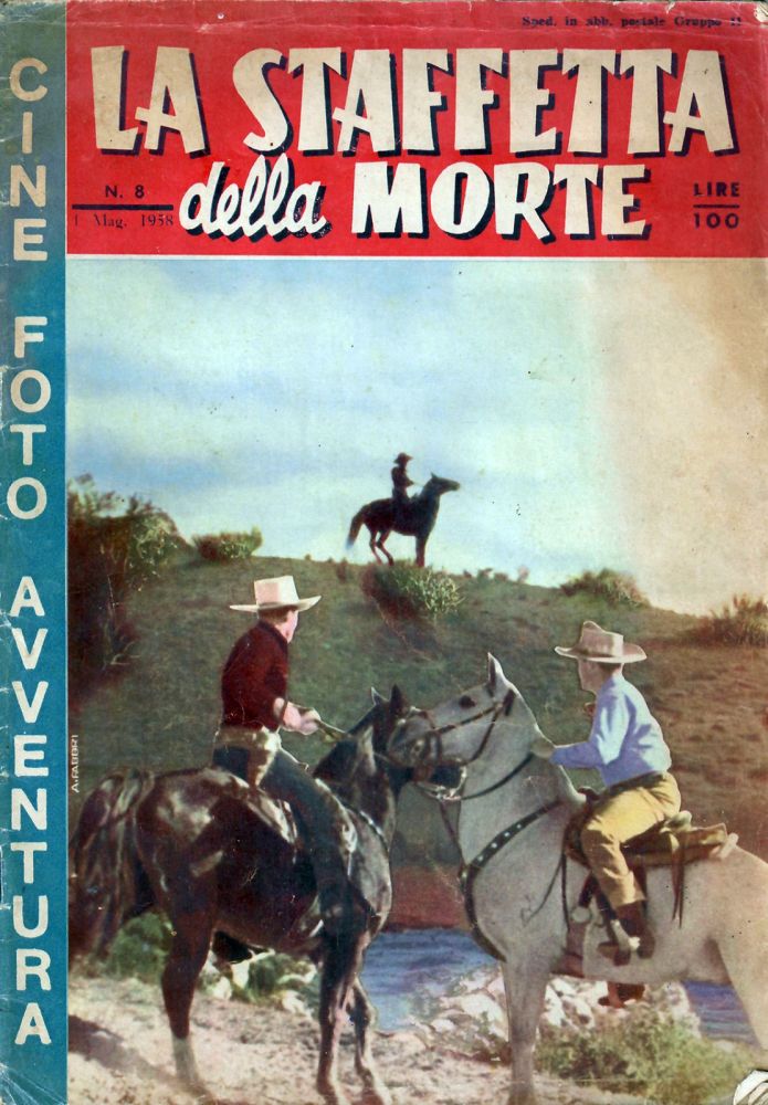 CINE FOTO AVVENTURA magazine side cover Issue 8 1 May 1958