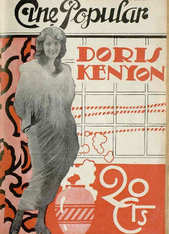 CINE POPULAR magazine side cover Issue 200  1924