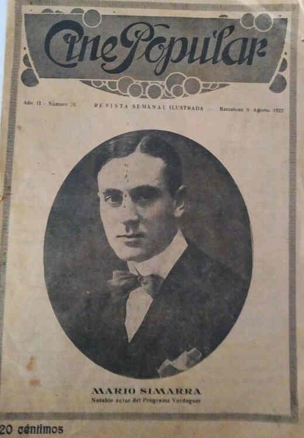 CINE POPULAR magazine side cover Issue 76 9 August 1922
