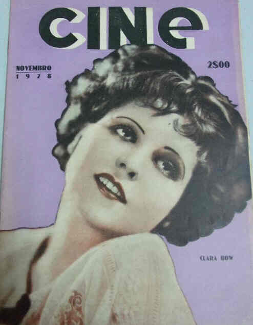 CINE (Portugal) magazine side cover Issue 6 November 1928