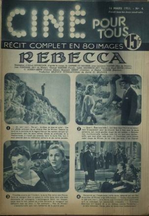 CINE POUR TOUS (50s) magazine side cover Issue 4 16 March 1951