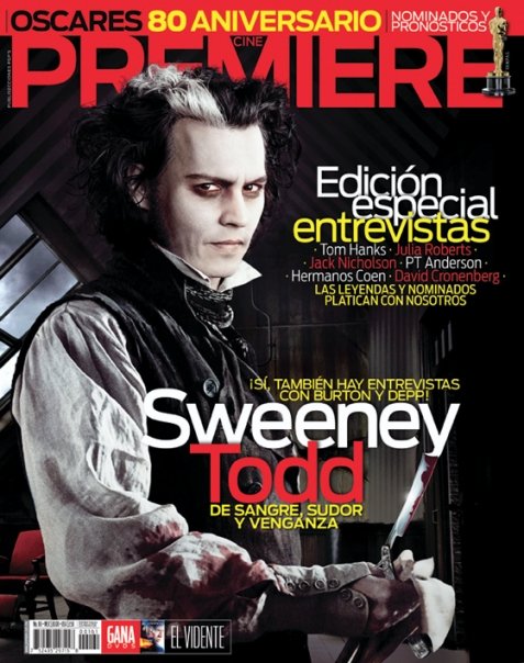 CINE PREMIERE magazine side cover Issue 161 February 2008