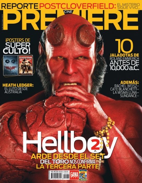 CINE PREMIERE magazine side cover Issue 162 March 2008