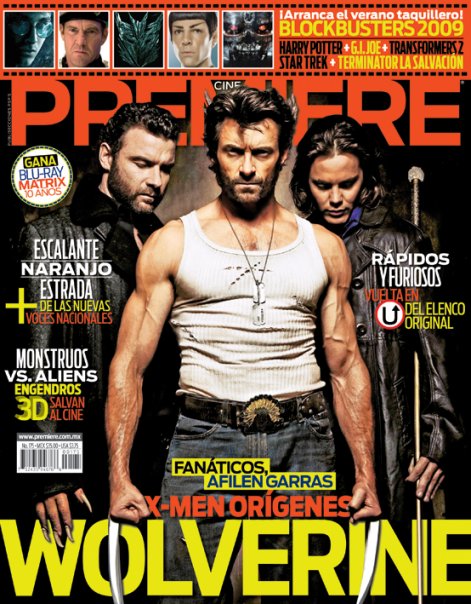 CINE PREMIERE magazine side cover Issue 175 April 2009