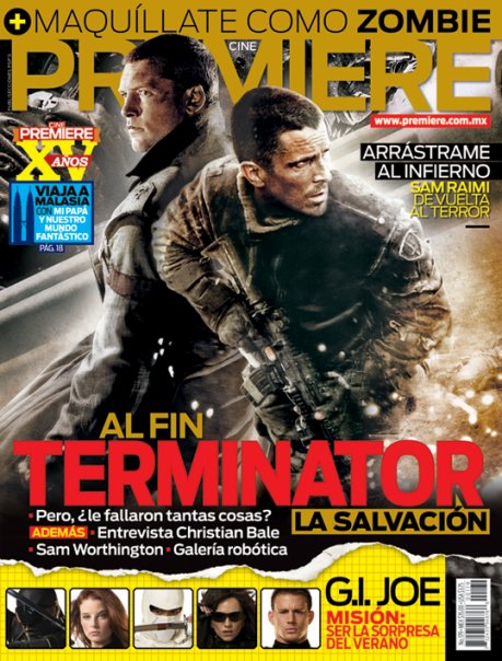 CINE PREMIERE magazine side cover Issue 179 August 2009