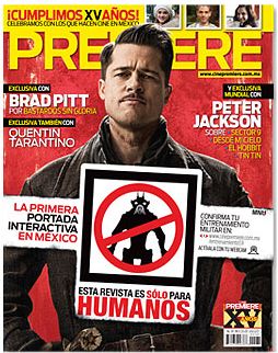 CINE PREMIERE magazine side cover Issue 181 October 2009