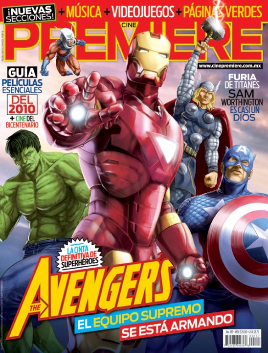 CINE PREMIERE magazine side cover Issue 187 April 2010