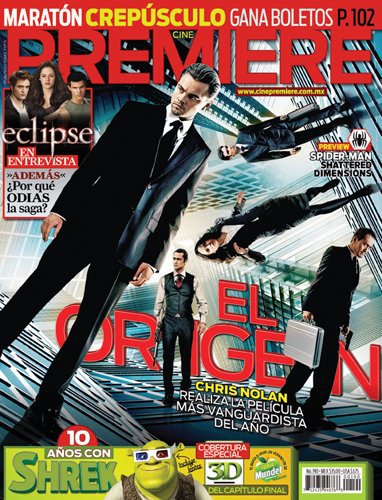 CINE PREMIERE magazine side cover Issue 190 July 2010
