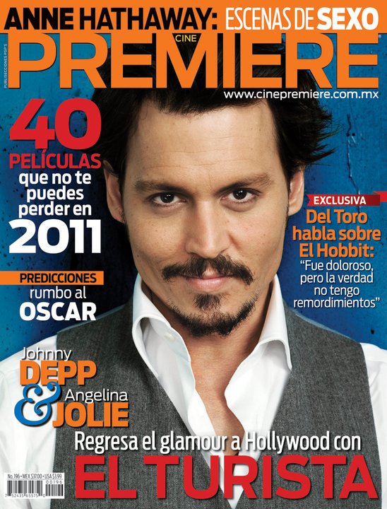 CINE PREMIERE magazine side cover Issue 196 January 2011