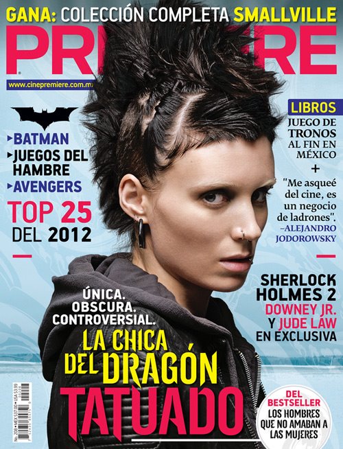 CINE PREMIERE magazine side cover Issue 208 January 2012