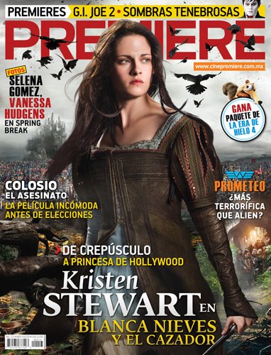 CINE PREMIERE magazine side cover Issue 213 June 2012