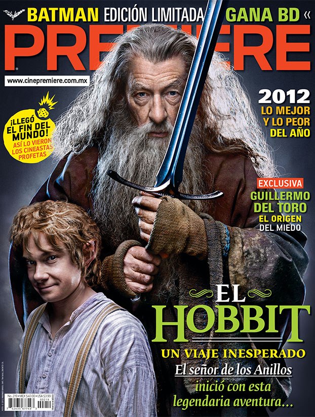 CINE PREMIERE magazine side cover Issue 219 December 2012