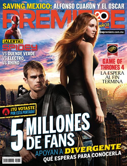 CINE PREMIERE magazine side cover Issue 235 April 2014