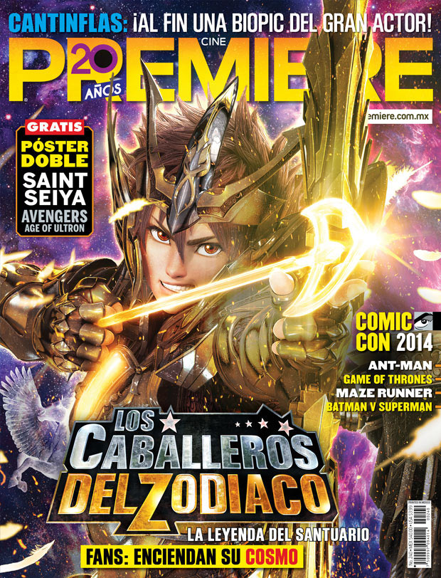 CINE PREMIERE magazine side cover Issue 240 September 2014