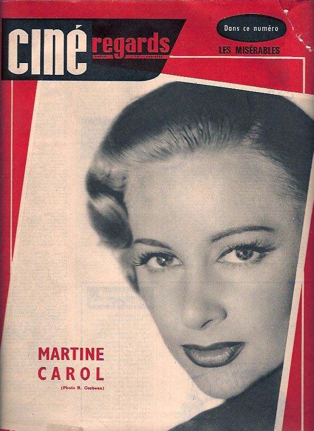 CINE REGARDS magazine side cover Issue 10 July 1957