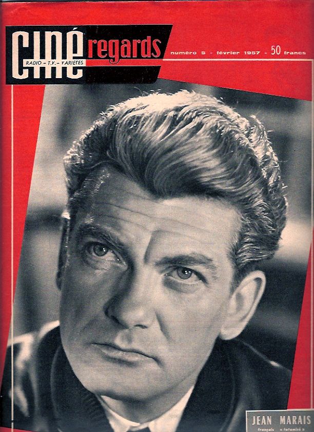 CINE REGARDS magazine side cover Issue 5 February 1957