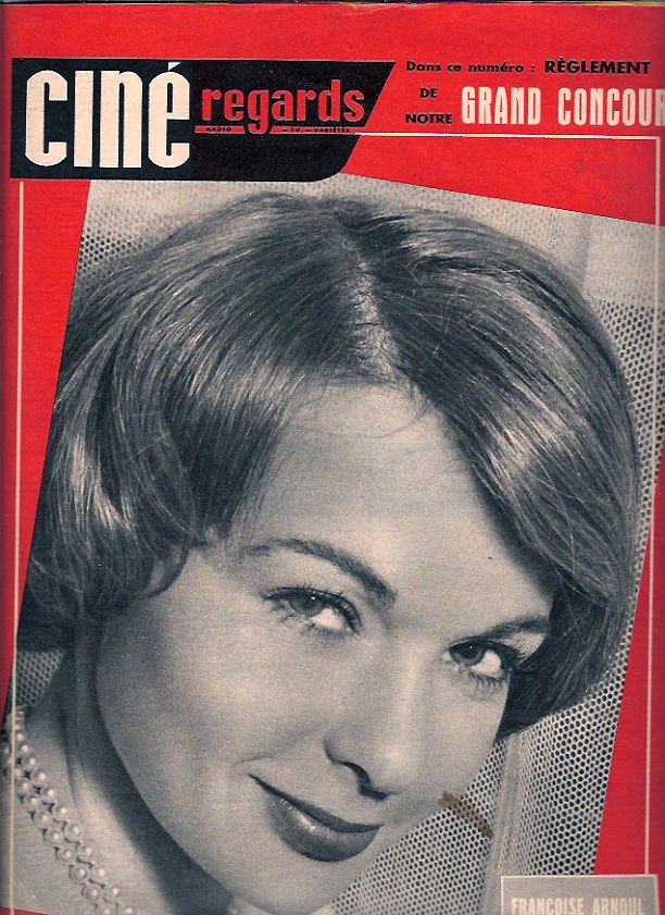 CINE REGARDS magazine side cover Issue 6 March 1957