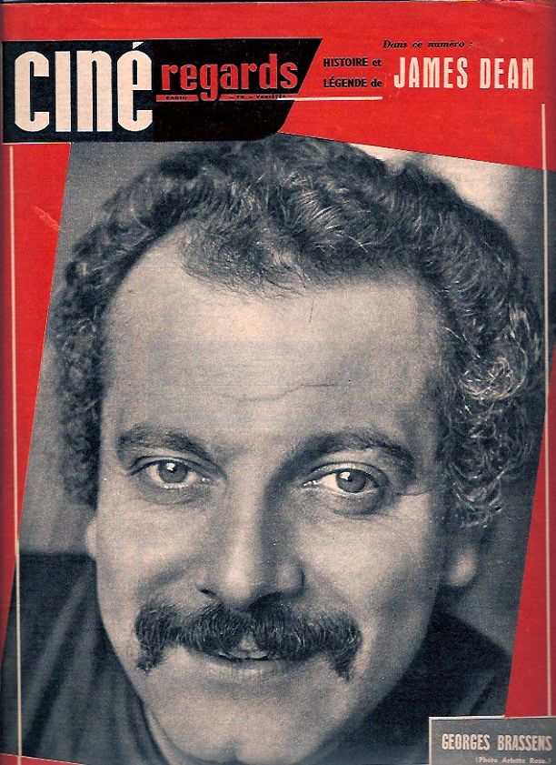 CINE REGARDS magazine side cover Issue 7 April 1957