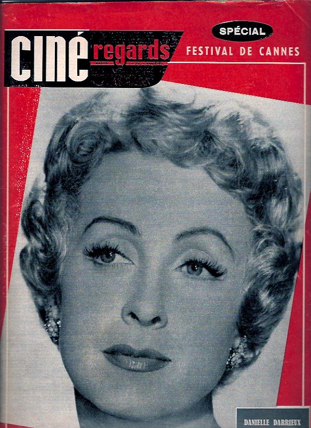 CINE REGARDS magazine side cover Issue 8 May 1957