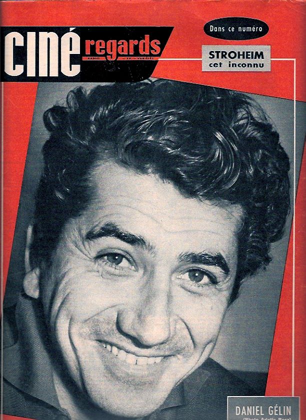 CINE REGARDS magazine side cover Issue 9 June 1957