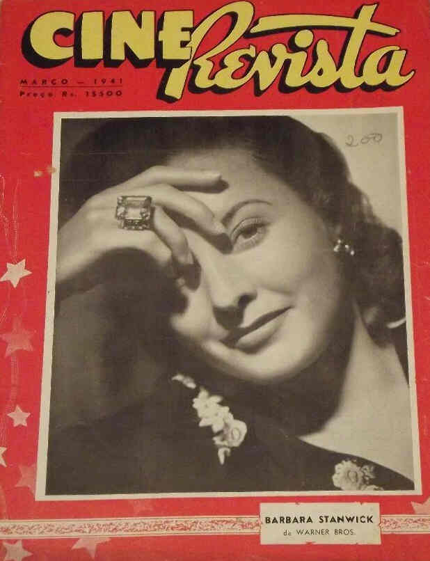 CINE REVISTA magazine side cover March 1941