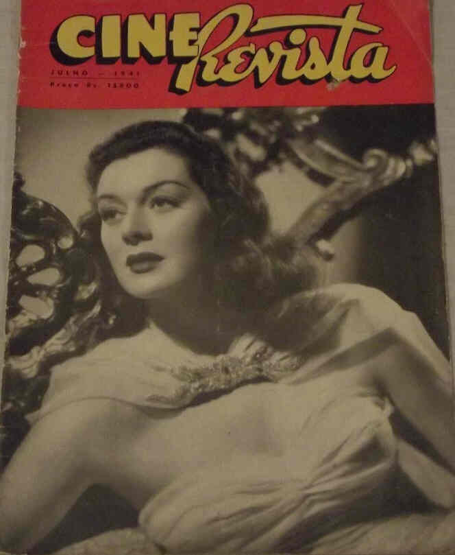 CINE REVISTA magazine side cover July 1941